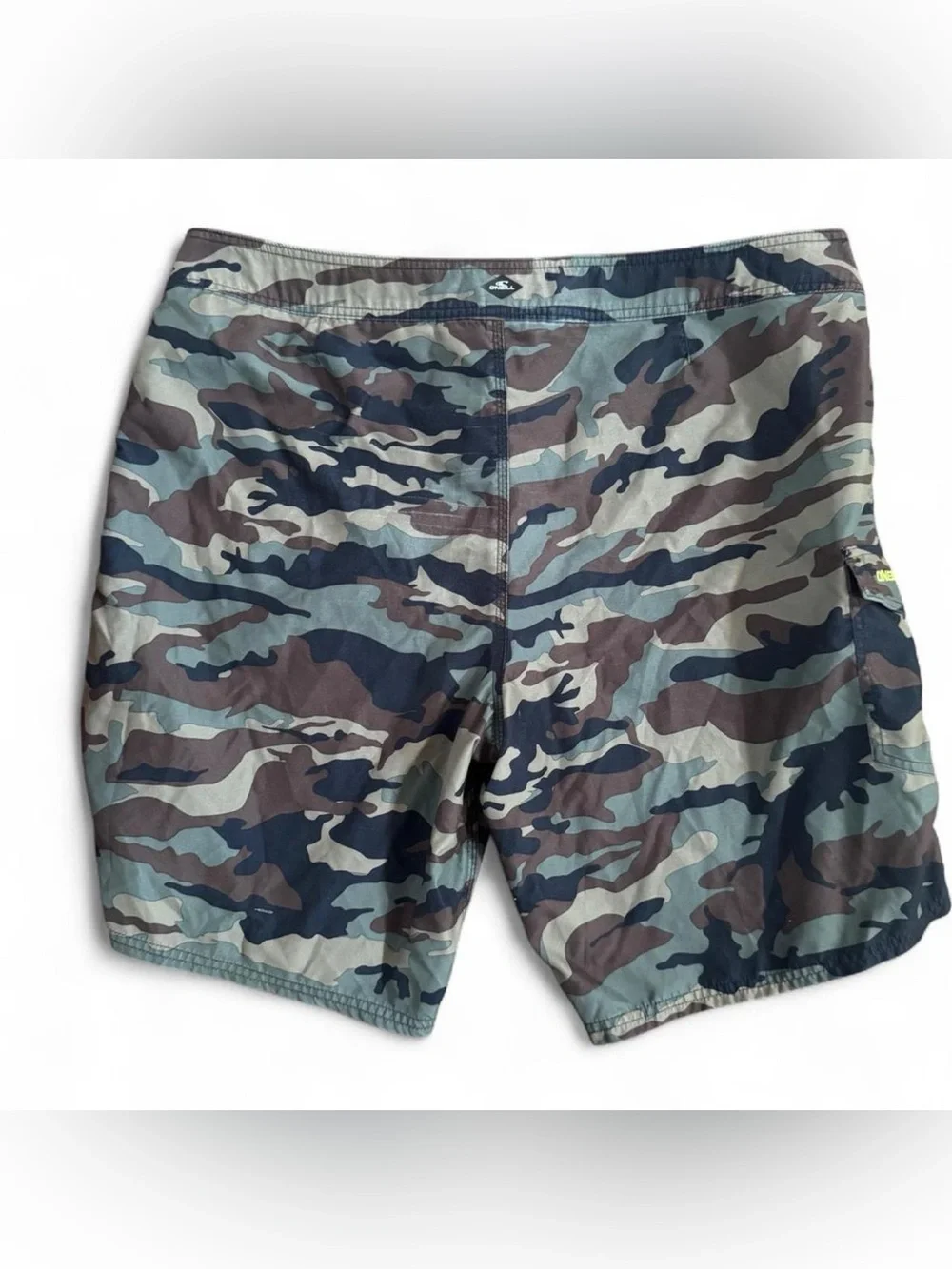 O'Neill Men's Camouflage Board Shorts with Neon Accent